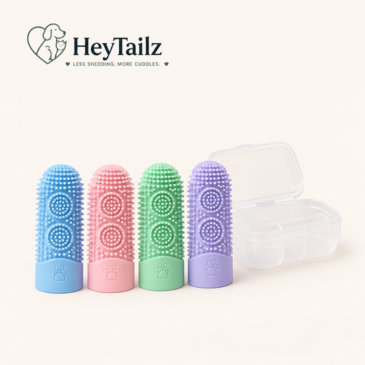 ToothEase™ 4-Pack Silicone Finger Toothbrushes