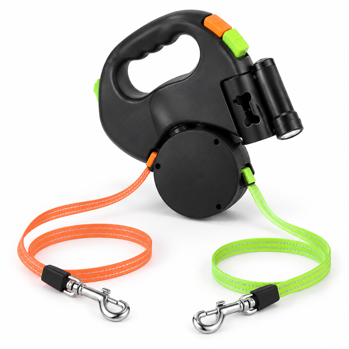 DuoWalk Retractable Dual Dog Leash
