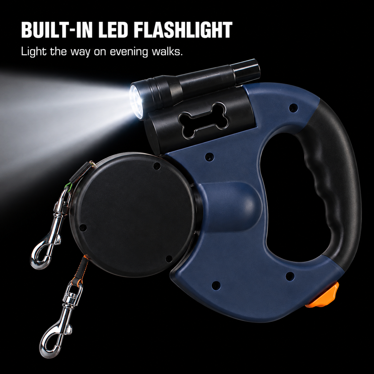 DuoWalk Retractable Dual Dog Leash